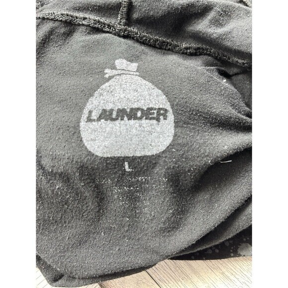 Just Did It All Over Print Nike Parody Red Black Graphic Hoodie Shirt L*REPAIR - Picture 9 of 10